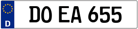 Truck License Plate